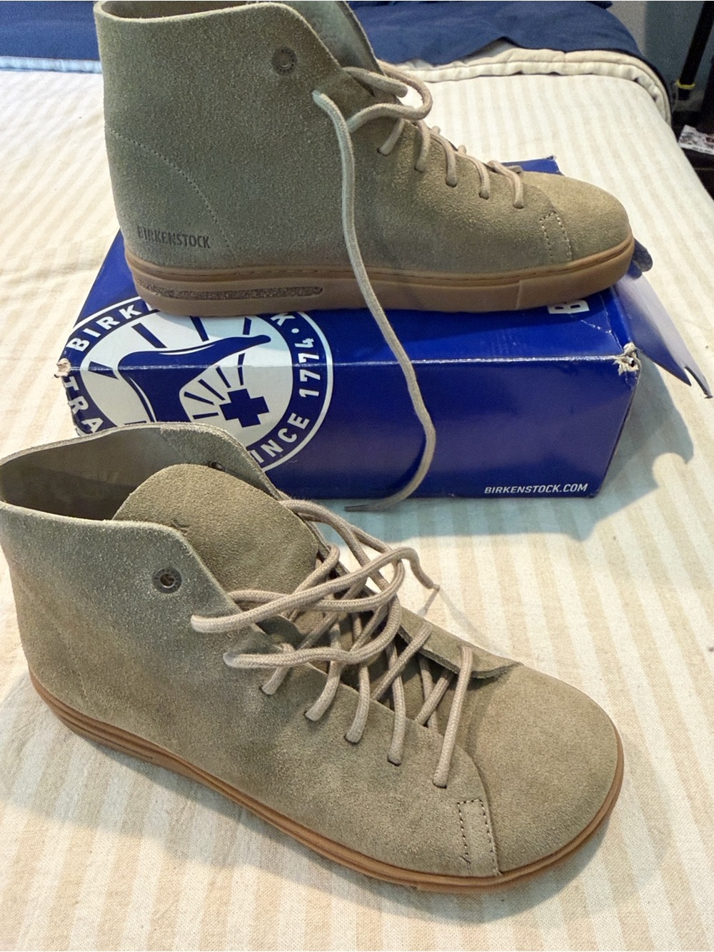 Birkenstock Bend Mid Decon Nubuck Shoes worn once (box included)
